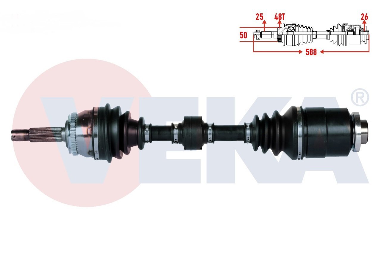 Ön Sağ Aks Komple | Hyundai Accent Era Dizel 1.5 Crdi