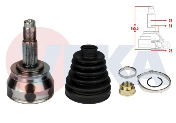 Aks Kafası 1.3 Multijet Doblo 3-4