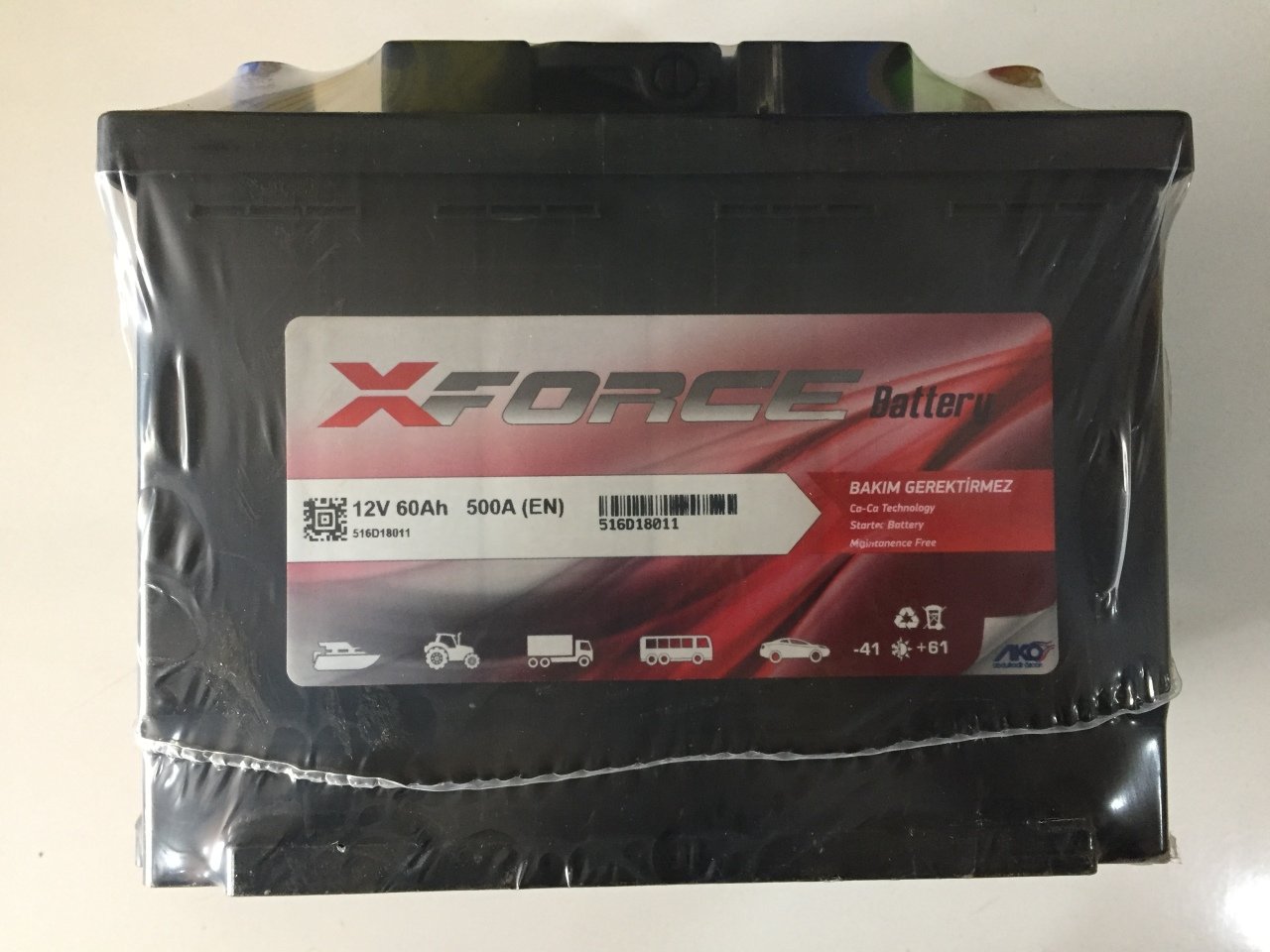 60 Amper 12 Volt Akü