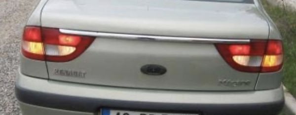 Bagaj Kapak Bandı Nikelajı Çıtası Megane 1