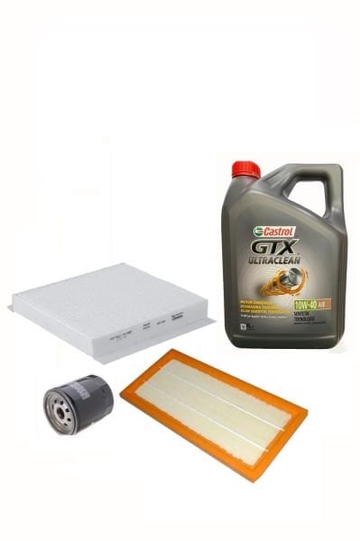 Yağ Bakım Seti Castrol  Gtx 10/40 Yağ Egea 1.4 Benzinli