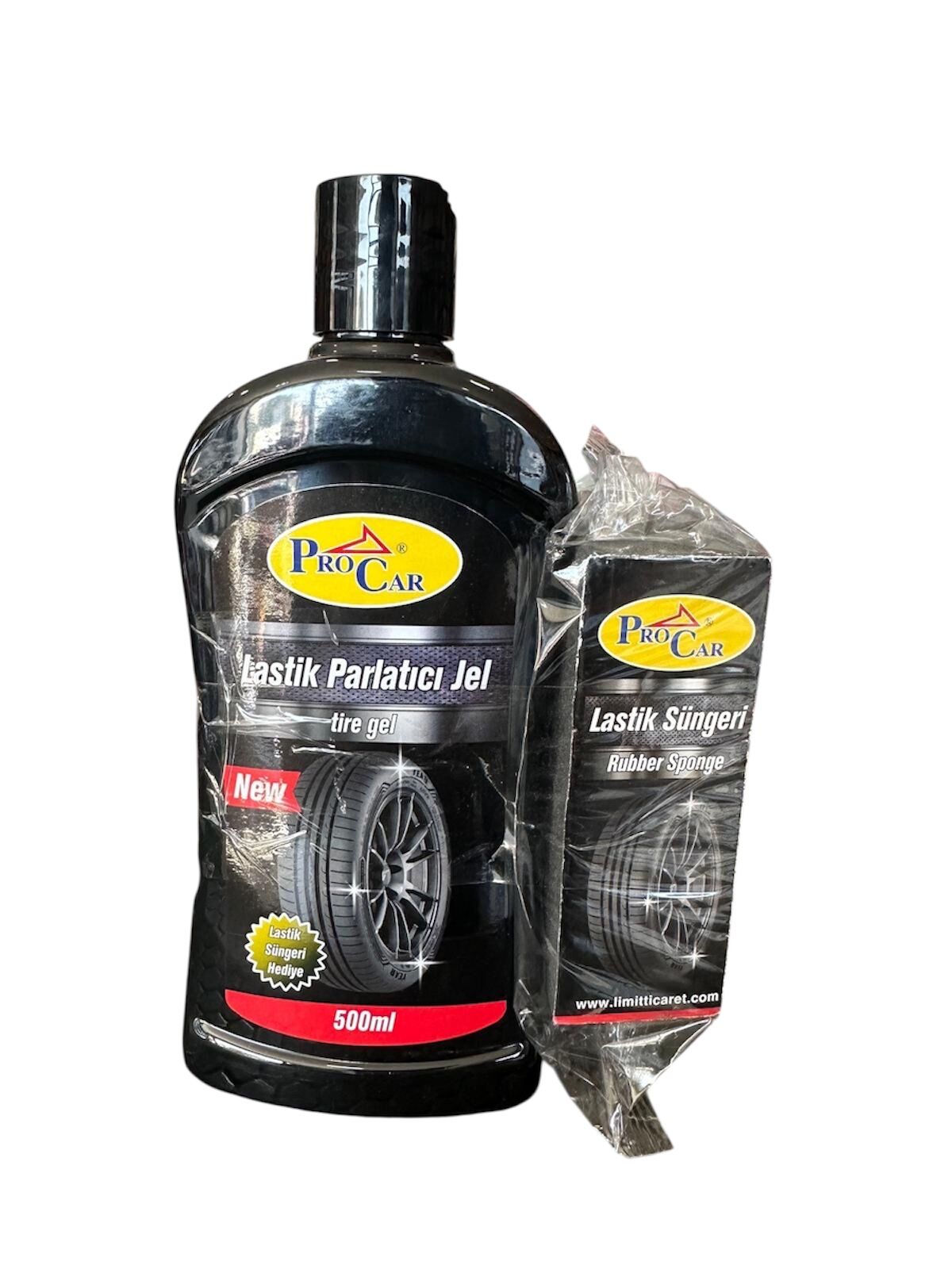 Lastik Parlatıcı Jel Sünger Hediyeli